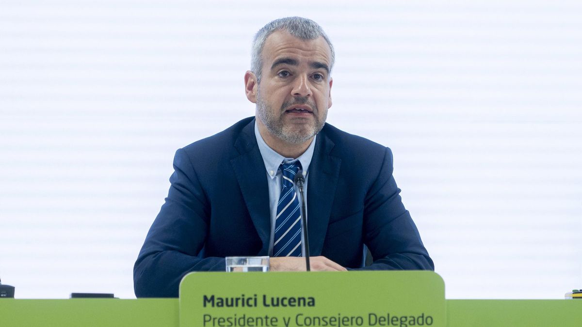 Archivo - El presidente y consejero delegado de Aena, Maurici Lucena, presenta los resultados económicos de 2022, a 28 de febrero de 2023, en Madrid (España).
