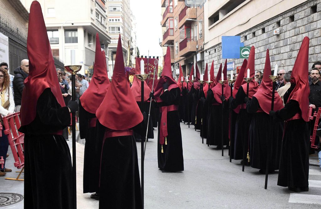 La procesión del Santísimo Cristo de la Misericordia de este Viernes Santo en Murcia, en imágenes