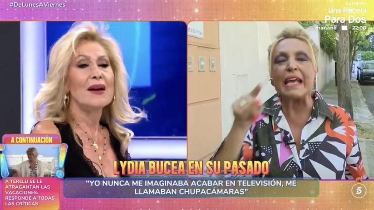 DE LUNES A VIERNES | Rosa Benito genera una bronca tremenda con Lydia Lozano por ‘Sálvame’ y señala a Terelu Campos y a Vasile: «Me lo pidió de rodillas»