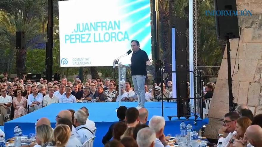 El PP de Alicante cierra filas con Pérez Llorca y lanza un mensaje a Génova desde Elche