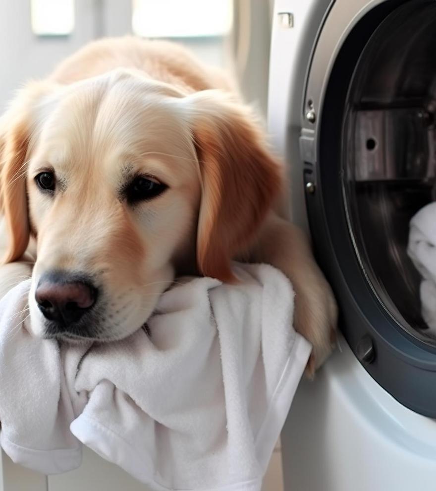 Adiós al pelo de perros y gatos en la ropa: lo que tienes que meter en la lavadora para dejarla como nueva