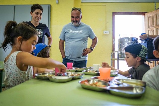 Campamento de verano con la participación de 150 niños en el Colegio Miguel Pintor