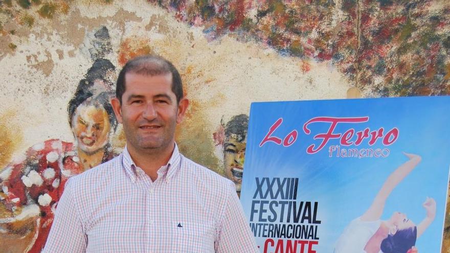 Mariano Escudero, presidente de la peña flamenca &quot;Melon de Oro&quot;