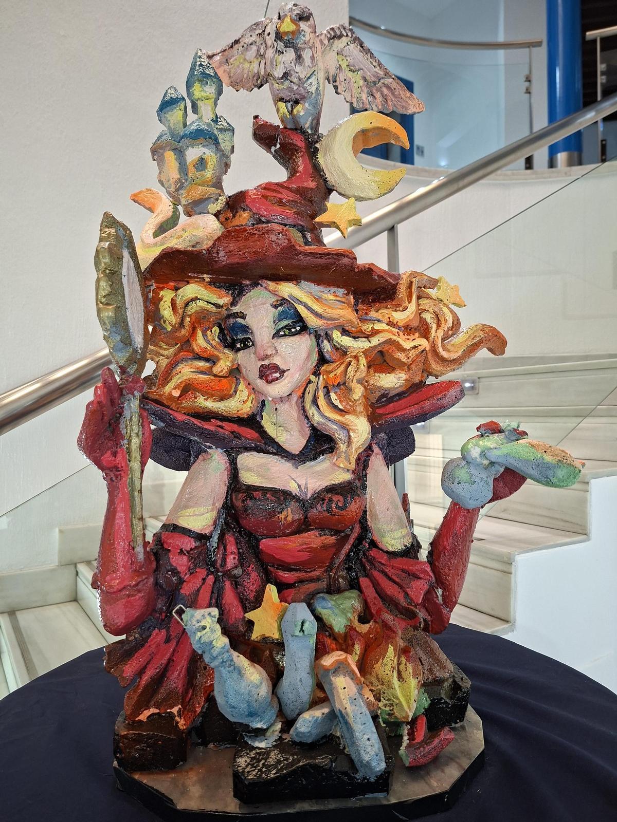 Maqueta de la falla de la Bruja.