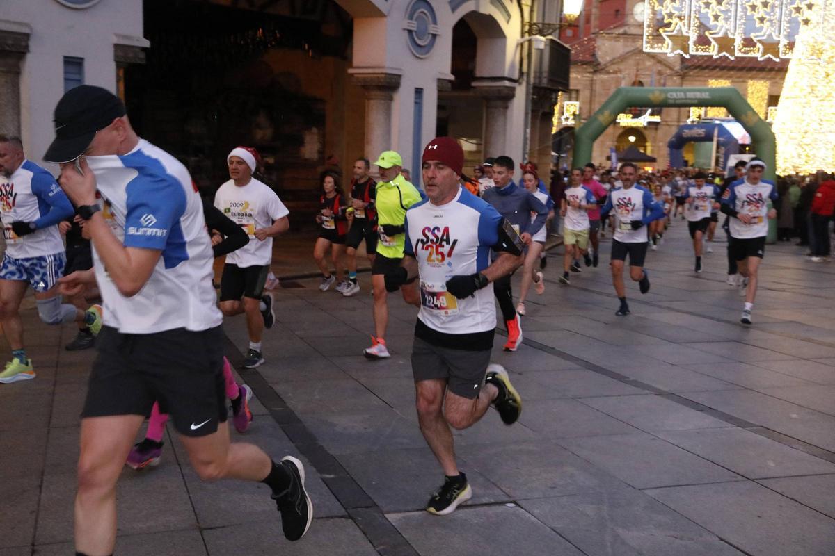 EN IMÁGENES: Así fue la San Silvestre de 2025 de Avilés