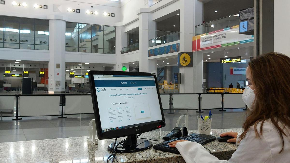El aeropuerto de Málaga ya hace test Covid