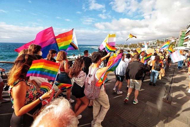 Manifestación insular del Orgullo LGTBI en Puerto de la Cruz