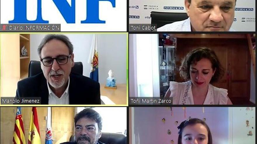 Un momento del webinar sobre las Hogueras 2020 organizado por el Club INFORMACIÓN