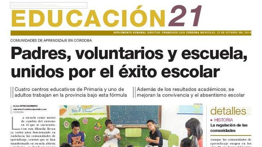 Padres, voluntarios y escuela, unidos por el éxito escolar