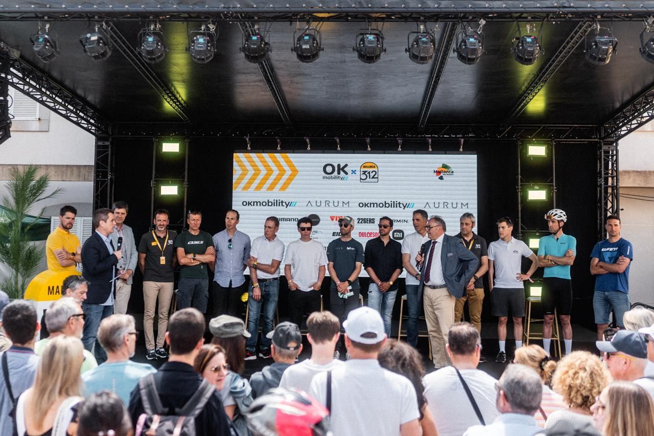 Alejandro Valverde y Lionel Scaloni, grandes atracciones en la presentación de la Mallorca 312 OK Mobility