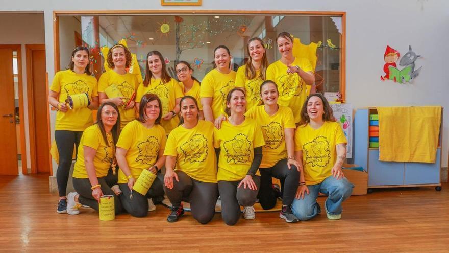Trabajadoras de la escuela infantil de Cambados se suman a la huelga nacional