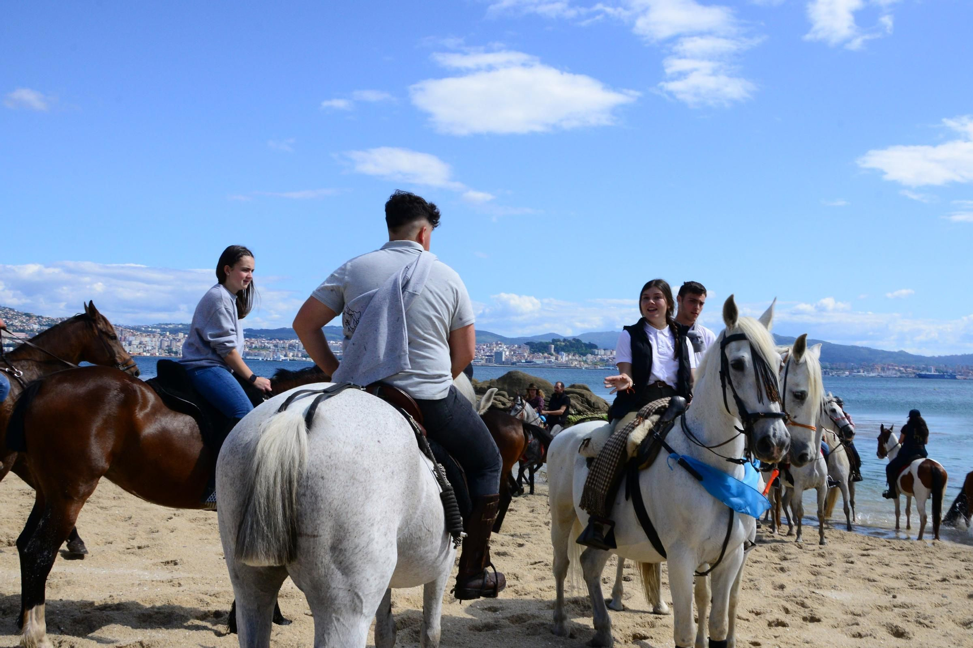 Más de 200 jinetes en la Xuntaza Cabalar de Moaña