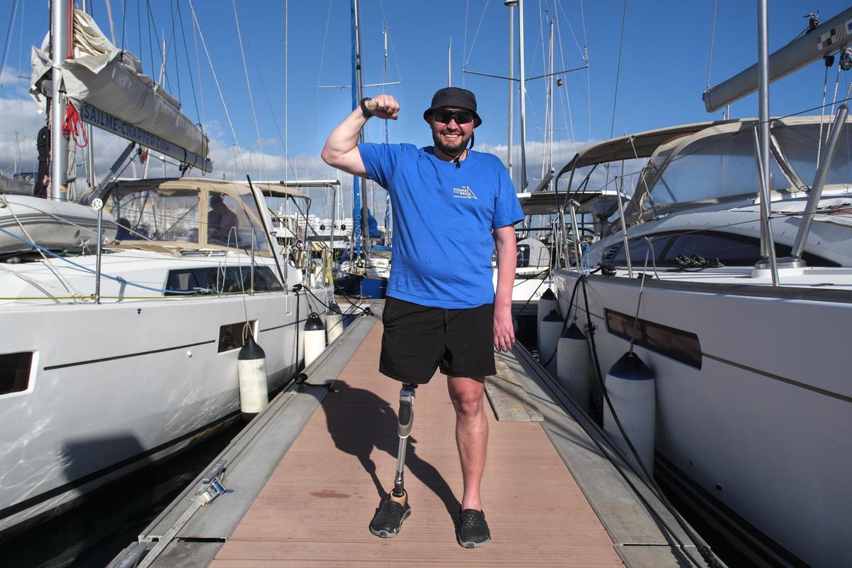 Ivan, uno de los soldados ucranianos que participó en la navegación.