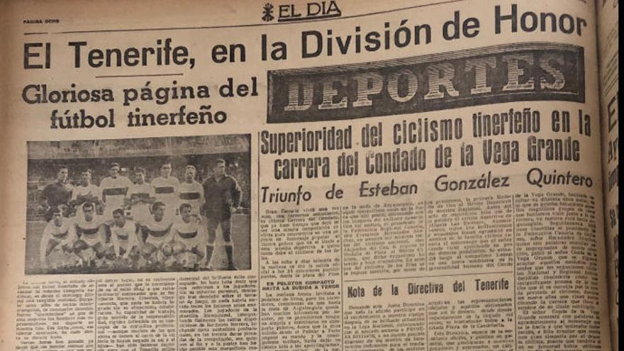 Periódico El Día en su ejemplar del 1 de mayo de 1961.