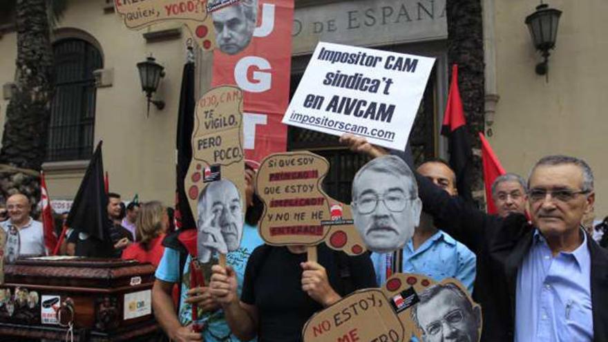 Protesta en Valencia por la defensa del empleo