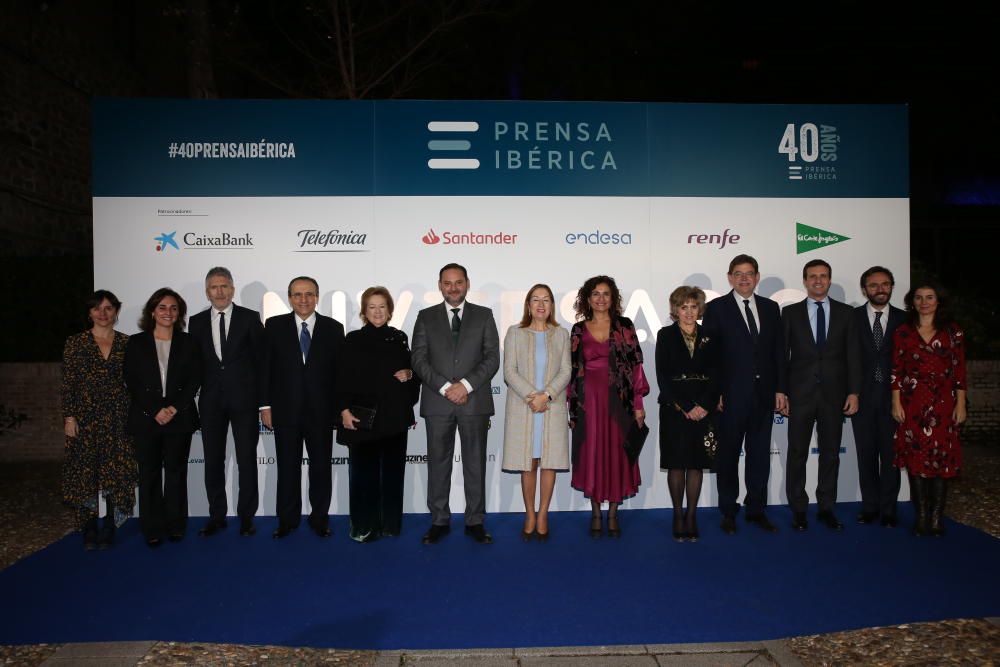 Gala del 40 aniversario de Prensa Ibérica