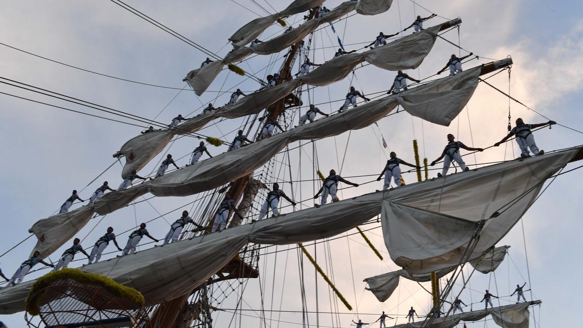 Comienzan a llegar a A Coruña los veleros de la Tall Ships Races.