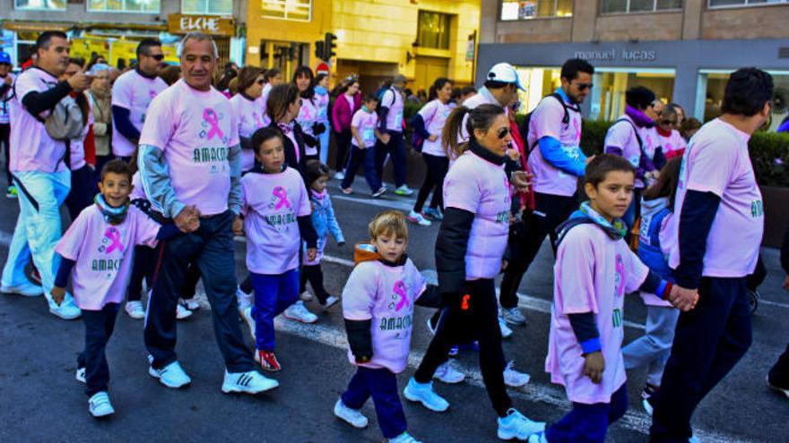 Elche celebra hoy su décima carrera contra el cáncer de mama