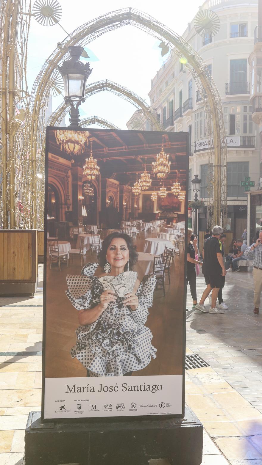 Fotos de la exposición 'Out Flamenco' de la calle Larios