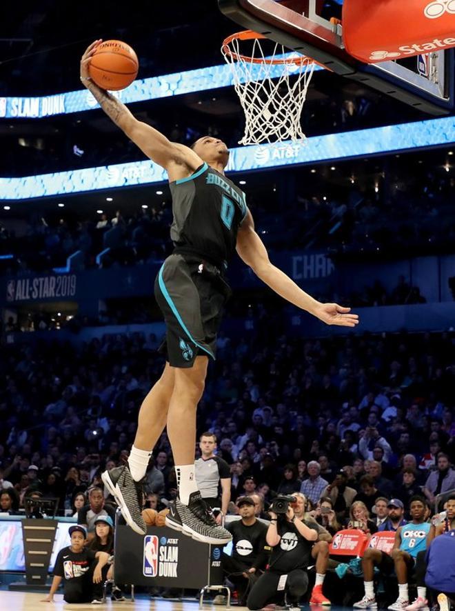 Las imagenes espectaculares del concurso de mates y triples de NBA All Star 2019