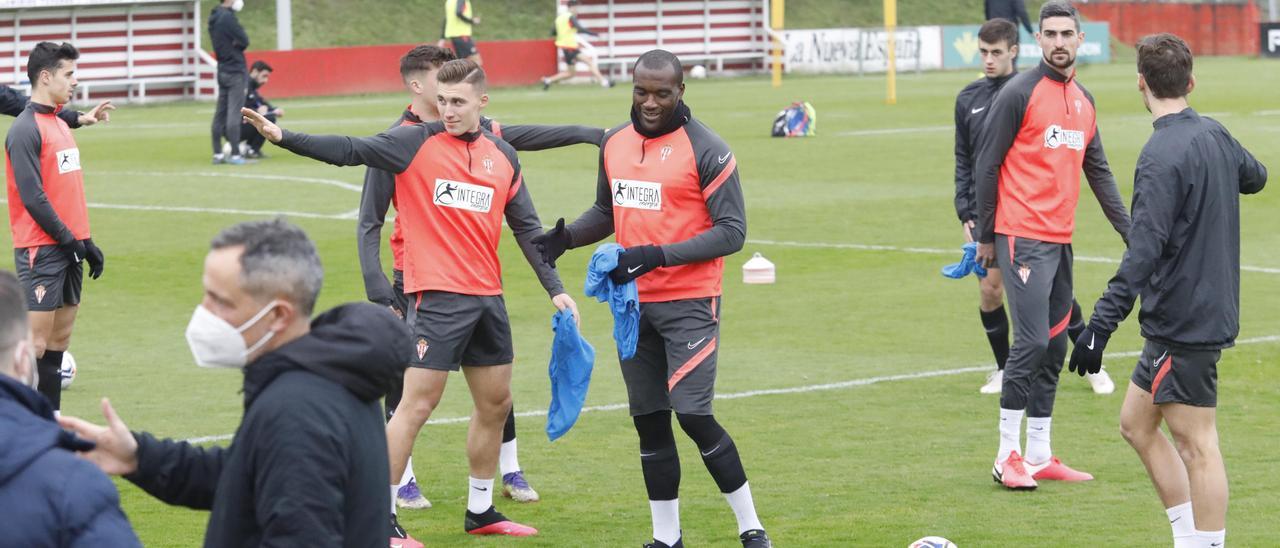 Entrenamiento del Sporting