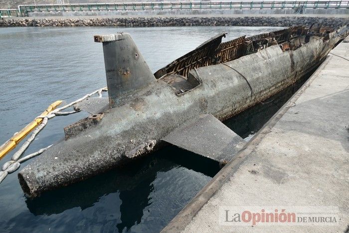 Desguace del submarino Siroco