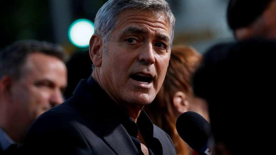 El actor George Clooney.