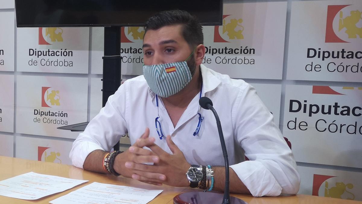 Miguel Castellano, portavoz de la formación naranja en la Diputación.