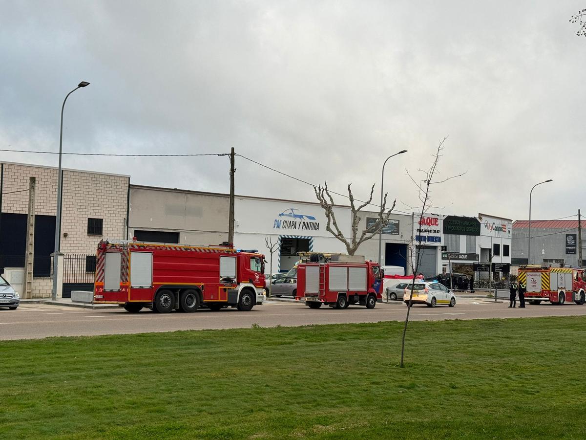 Lugar del suceso en Don Benito.