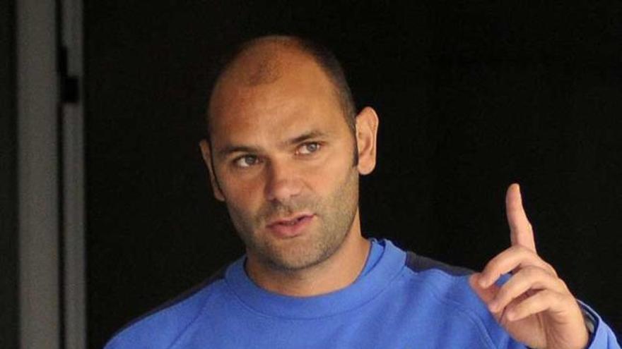 Fermín, entrenador del Oviedo B.