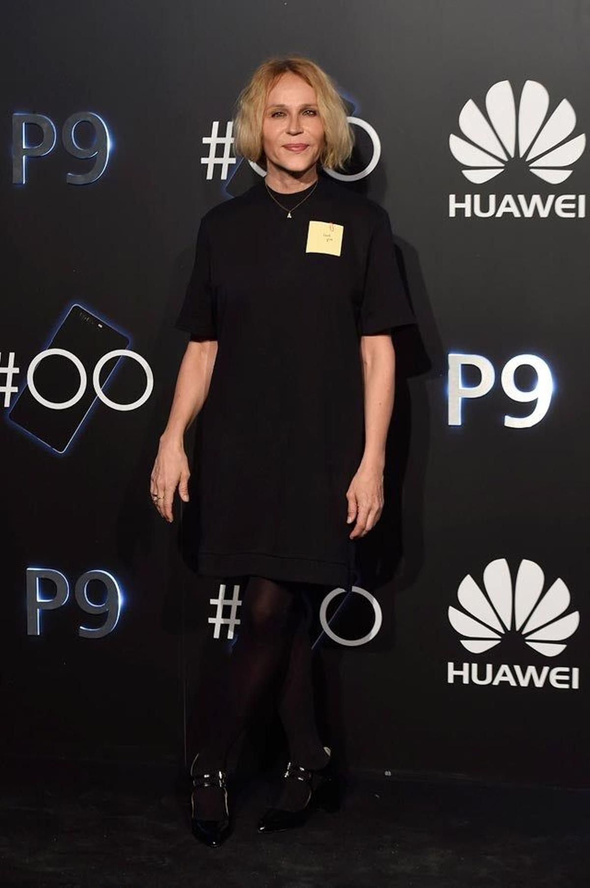 Antonia San Juan, en la fiesta de presentación del Huawei P9 en Madrid.