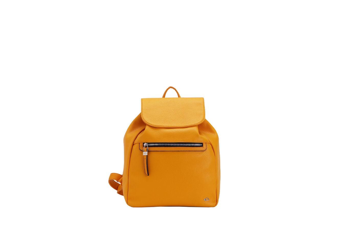 Prendas y complementos en amarillo: mochila de Carpisa