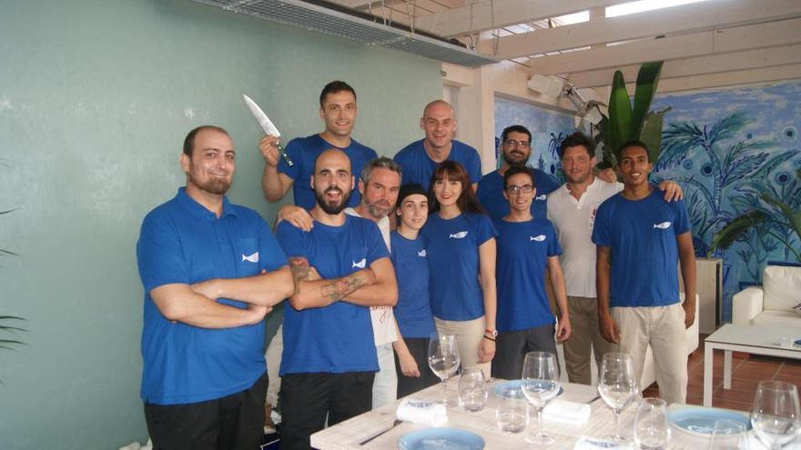 Parte el equipo de Blue Fihs de La Manga.