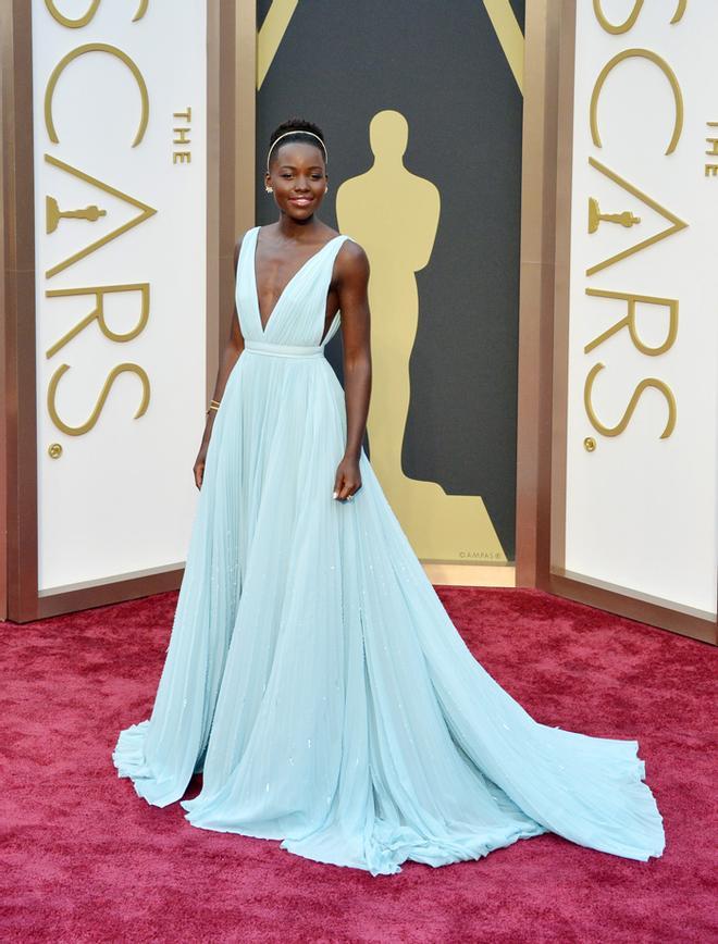 Lupita Nyong'o en los Oscars 2014