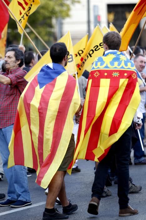 Manifestación de la Comissió 9 d'Octubre