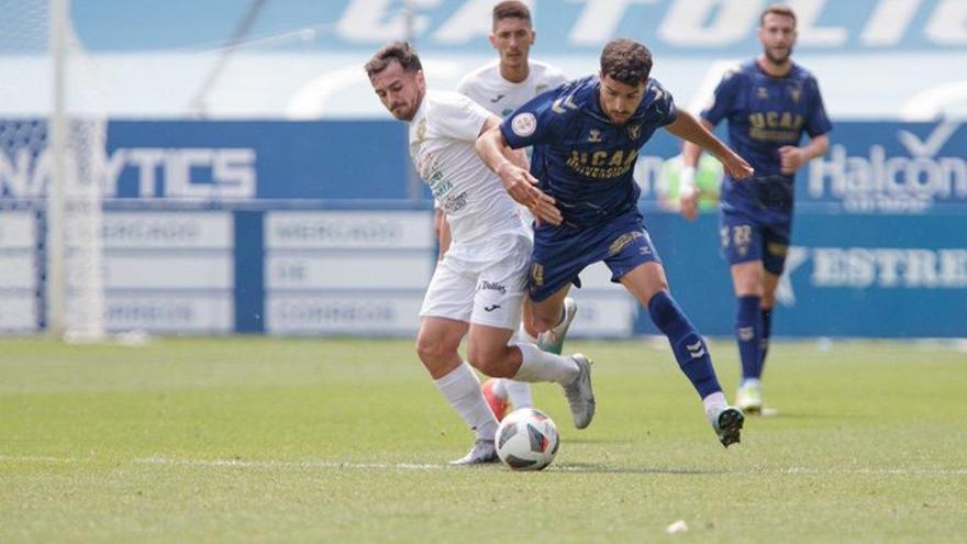 La Peña Deportiva golpea al UCAM Murcia en la ida (0-1) del &#039;play-off&#039; y encarrila la primera eliminatoria para la vuelta en Ibiza