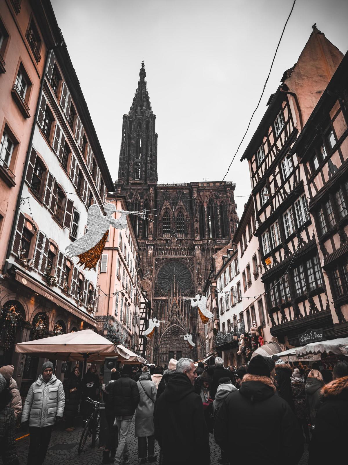 Mercado navideño en Estrasburgo