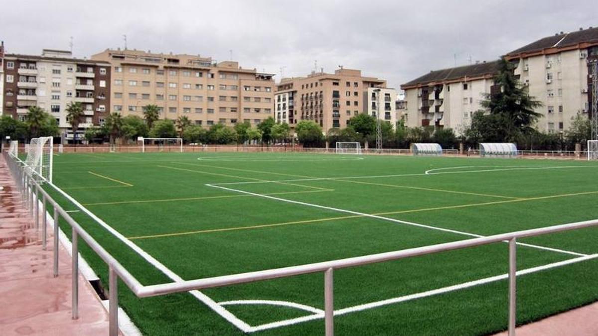 Campo de fútbol del Colegio Salesianos Ramón Izquierdo.