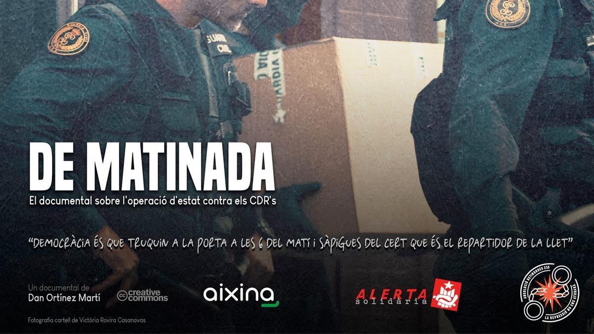 Portada del documental &quot;De Matinada&quot;