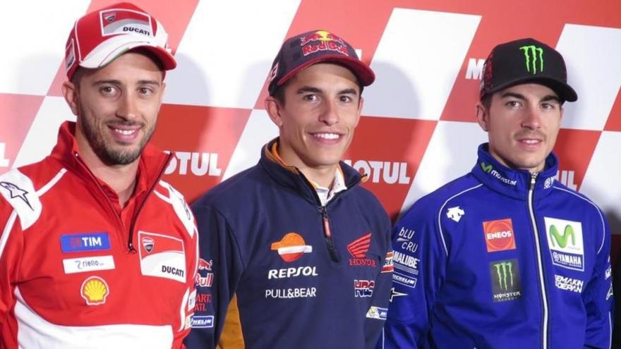 Márquez: &quot;La presión es para &#039;Dovi&#039; y Viñales, que no pueden fallar&quot;