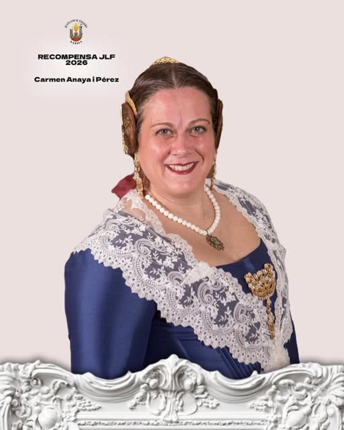 Carmen Anaya, Recompensa de la JLF 2026.