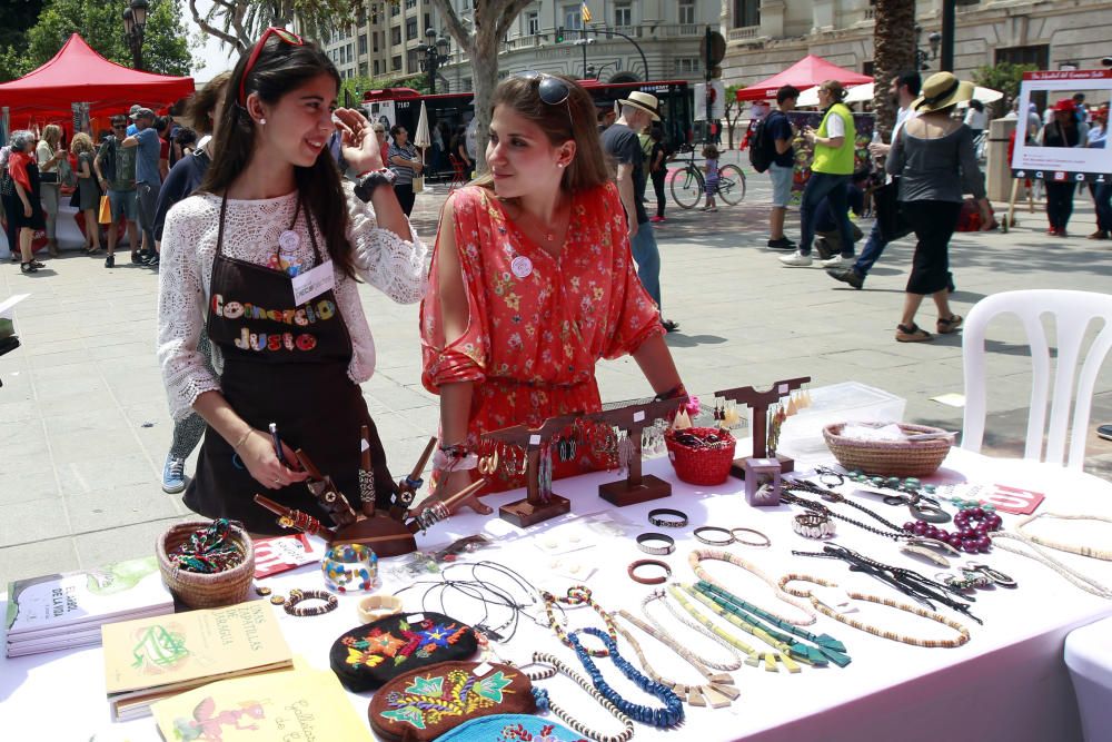 Día Mundial del Comercio Justo en Valencia