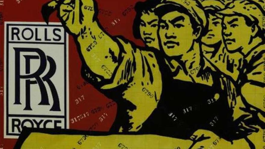 Obra de la serie &#039;Great criticism&#039;, de Wang Guangyi.