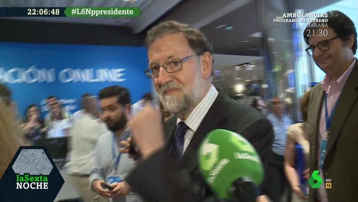 La mirada de Rajoy (’La sexta noche’).