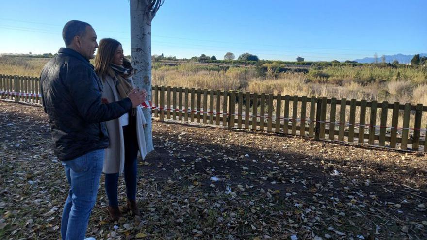 Almassora culmina el nuevo mirador al río Millars