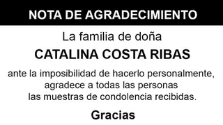 Nota Catalina Costa Ribas