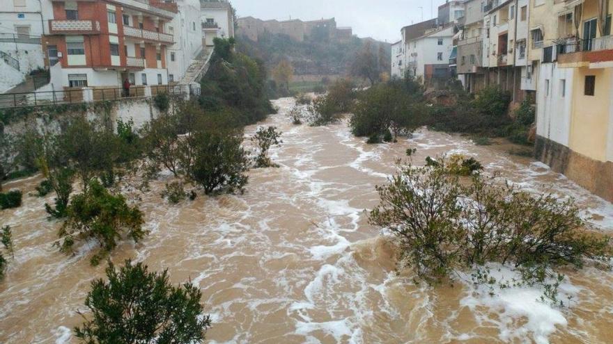 El río Sellent a su paso por Bolbaite