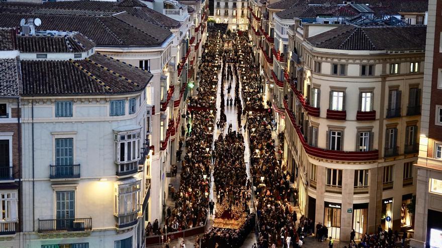 El vallado de la Semana Santa de Málaga, otra vez a debate por Pascua