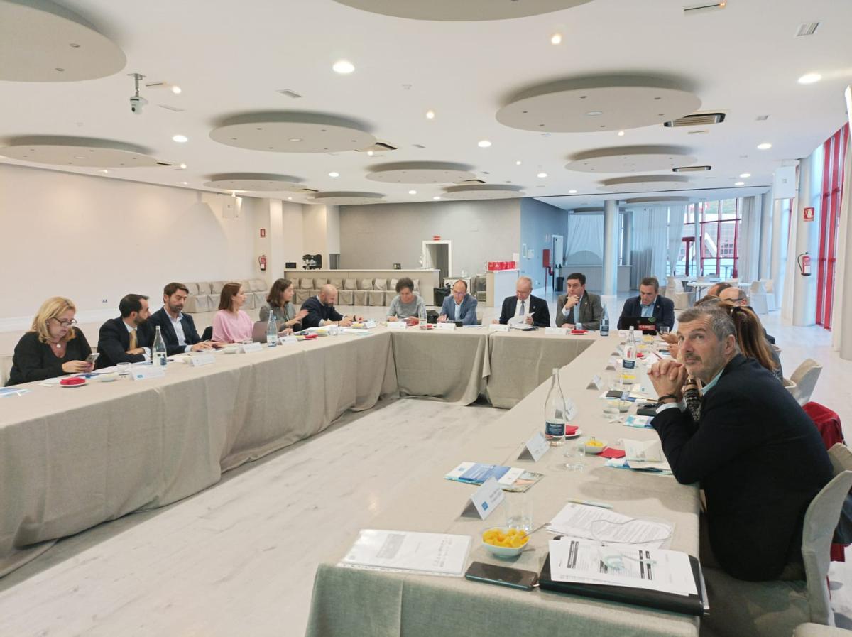 Reunión del Patronato de Ciedes en la sede de Trops este lunes.