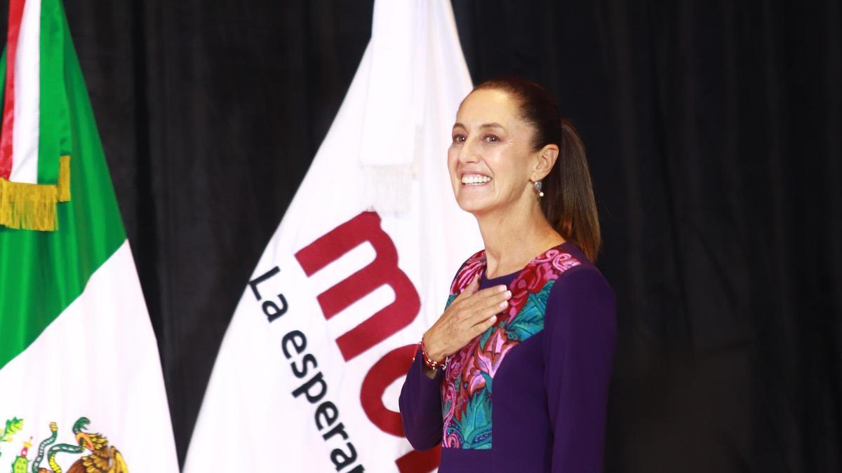 La presidenta de México, Claudia Sheinbaum, en junio de 2024.